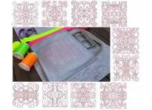 Stickserie - Qulit Blocks Tangled Lines